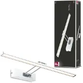 Paulmann Beam Sixty LED schilderij verlichting wit, wit / opaal, Woon-/ Eetkamer, metaal, Modern, Wandlamp