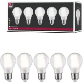 Paulmann 29091 LED-lamp Energielabel E (A - G) E27 Peer 7 W Neutraalwit (Ø x h) 60 mm x 106 mm 5 stuk(s)