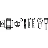 Stahlwille 4350 19020000 Set reserveonderdelen Aandrijving 3/8 (10 mm), 1/4 (6.3 mm) 1 stuk(s)