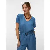 Vero Moda - VMBREE SS V-NECK TENCEL TOP - Dames - Blouses