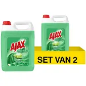 Ajax Allesreiniger Limoen - 2 x 5L - Multi-oppervlakken Reiniger - Voordeelverpakking