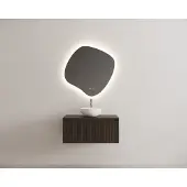 Gliss Design Timotheus badmeubel met ribbelfront 70cm charcoal