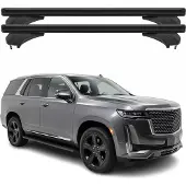 Menabo dakdrager basissteun voor Cadillac Escalade V 2022-2025, aluminium, zwart, 2-delig