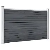 The Living Store Schutting 526x106 cm HKC grijs
