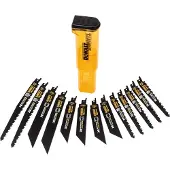 DeWalt DT99550-QZ 13 Delige Reciprozaagblad - 152-230mm - Metaal / Hout Met Spijkers