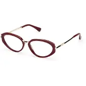 Max Mara MM5185 53/15/140 Glazen voor Dames Shiny bordeaux Acetaat / metaal MM5185