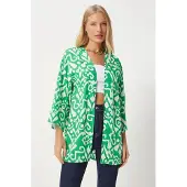 Happiness İstanbul Kimono ecru / groen