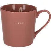 Jens Living - Shiny mok - Terra - ON FIRE - 370 ml