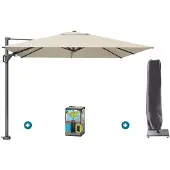 Platinum Challenger Premium T2 3x3 m - Champagne met ingraafvoet en hoes
