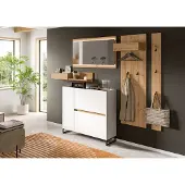 Furnilux Led-spiegelkast artisan oak 60x110 cm met verlichting moderne