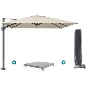 Platinum Challenger Premium T2 3x3 m - Champagne met voet en hoes
