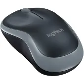 Logitech M185 draadloze optische muis met een extreem lange gebruiksduur, Plug&Play, grijs