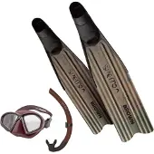 Spetton Brown Camo Spearfishing Set Bruin EU 45-46