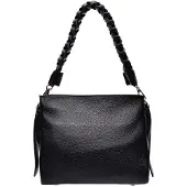 Isabella Rhea Zwart Rundleer Tas