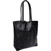 Isabella Rhea Zwart Rundleer Tas