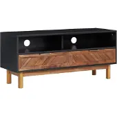 Prolenta Maison Exclusive - TV-kast, 100x35x45 cm, massief akaziahout en MDF
