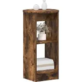 vidaXL Bijzetkast Gerookte Eik 40 x 40 x 75 cm Geconstrueerd hout