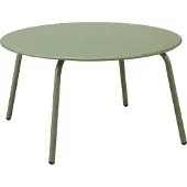 Gardalux Bijzettafel tuin | | Rond (Ø 70 x 40 cm, Groen)