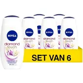 Nivea Care & Diamond Shower Douchegegl Doos 24 X 250 Ml