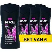 Axe Excite Shower Gel Douchegel Tray 6 X 250 Ml