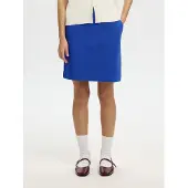 Selected Katoenmix Middellange Rok Dames Blauw 42