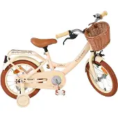 Volare Ashley Kinderfiets - Meisjes - 14 inch - Creme