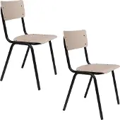 Zuiver Back to School Matte eetkamerstoel (set van 4)