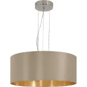 Eglo Hanglamp Maserlo Beige/Goud
