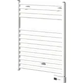Plieger Vulcano-EL/Fischio Designradiator – Handdoekradiator – 68.8 cm x 55 cm - 300 Watt – Wit