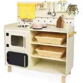 Janod Shiny Grandma Large Well Equipped Kitchen Goud Kinderen
