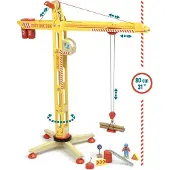 Vilac Houten Speelgoed - Kraan - 80 cm - - OneSize - Werkvoertuigen