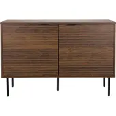 White Label Dressoir Stripes Sideboard High Brown