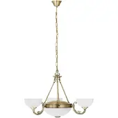 Eglo Hanglamp Savoy 4-lichts oudmessing