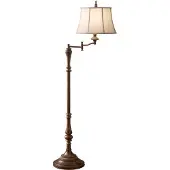 Elstead Lighting Staande LED Lamp Gibson | 1X E27 Max 60W | Cambridge Crackle