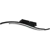 Eglo 99801 Lejias Wand-/plafondlamp Staal/Kunststof Zwart - 21,5W/2600LM/3000K