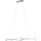 Eglo Lasana 2 - Hanglamp - 3 Lichts - Chroom - Wit