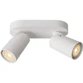 Lucide Opbouwspot Xyrus - Wit - 9cm - 2xgu10