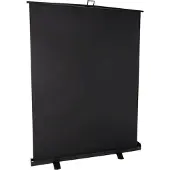 StudioKing Roll-Up Achtergrondscherm FB-150200FB 150x200 cm Zwart