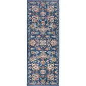 Home Collection Vloerkleed Caracci - Blauw 80 x 240 cm