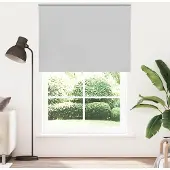 vidaXL Verduisteringsgordijn, lichtgrijs, 150x230 cm, stofbreedte 146,6 cm