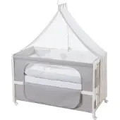 Roba Room Bed Co-sleeper Wit Heartbreaker | Maat: 60x120 cm