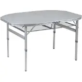 Bo Camp Tafel Premium Ovaal Koffermodel 120x80 cm