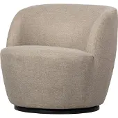 Woood Serra Draaifauteuil - Geweven Stof - Zand - 68x70x77