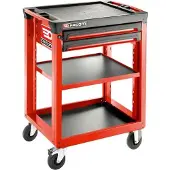 Facom Roll Werkplaatswagen 3 Planken 2 Laden M3 Rood - ROLL.UC3S2DM3