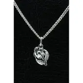 MOOYE ® - Collectie Zilveren Roos ketting hanger