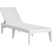 Syfax Ligbed 186x60x29 cm polypropeen wit
