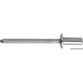 Osculati Stainless Steel Standard Head Rivet 4x12 Mm 1000 Units Zilver