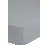 Good Morning Hoeslaken Jersey Katoen Stretch 30cm Hoge Hoek - silver 180x220cm