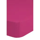 Good Morning Hoeslaken Jersey Katoen Stretch 30cm Hoge Hoek - pink 90x200cm