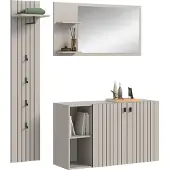 Xonox Home Station Garderobekombinatie (B/H/D: 152x192x37 cm) Imitatie kasjmier
